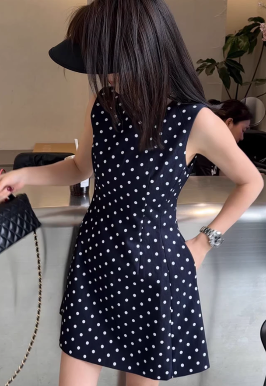 French-style 2026 New Pretty Women's Summer Short Dress C7843