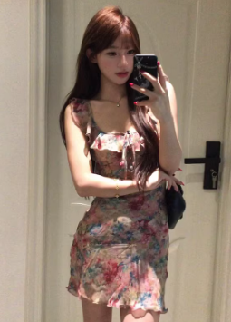 French-style 2026 New Pretty Women's Summer Short Dress C7546