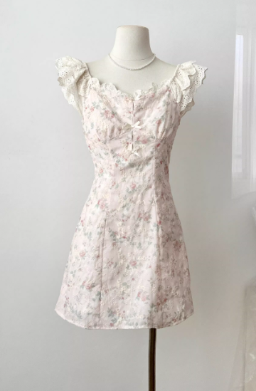 French-style 2026 New Pretty Women's Summer Short Dress C7248