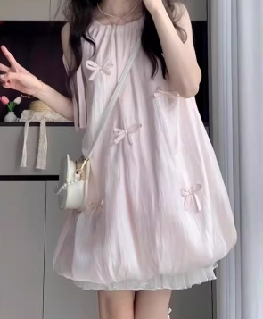 French-style 2026 New Pretty Women's Summer Short Dress C7548