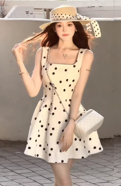 French-style 2026 New Pretty Women's Summer Short Dress C7253