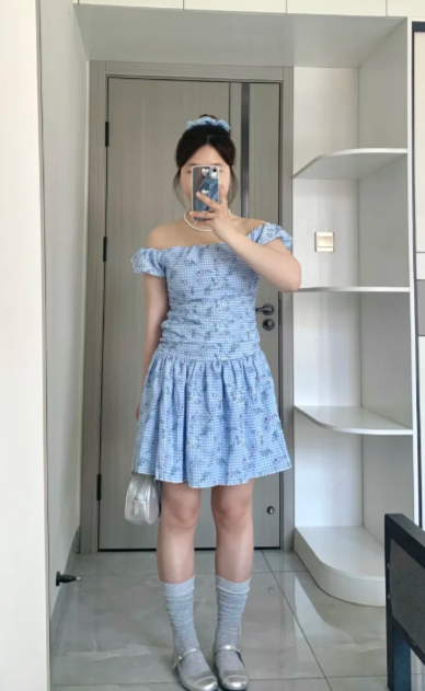 French-style 2026 New Pretty Women's Summer Short Dress C7657