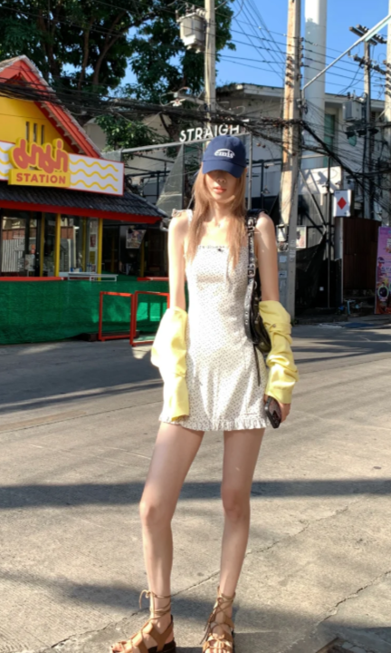French-style 2026 New Pretty Women's Summer Short Dress C7660