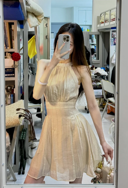 French-style 2026 New Pretty Women's Summer Short Dress C7662
