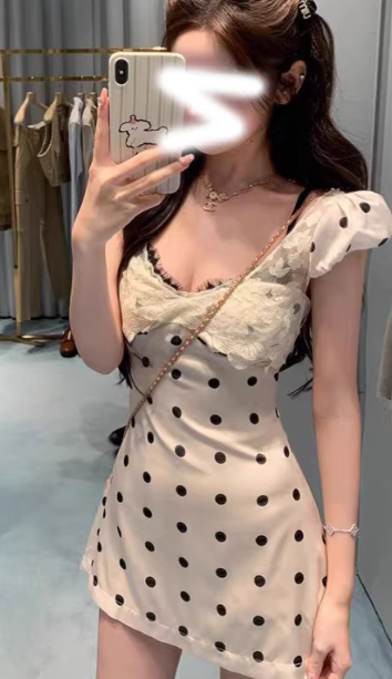 French-style 2026 New Pretty Women's Summer Short Dress C7263