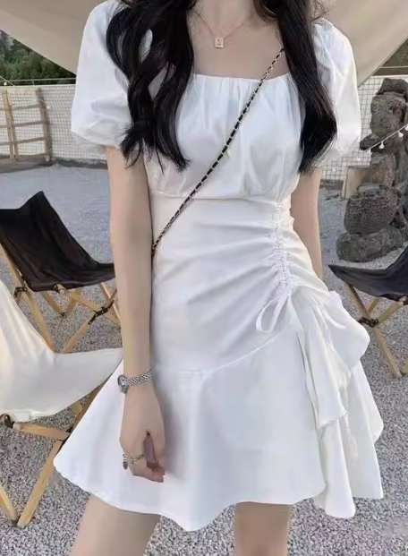 French-style 2026 New Pretty Women's Summer Short Dress C7264