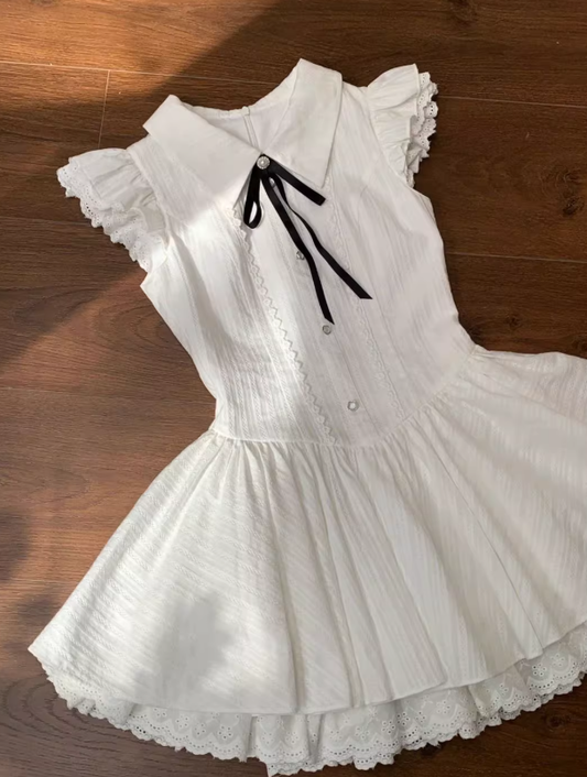 French-style 2026 New Pretty Women's Summer Short Dress C7764
