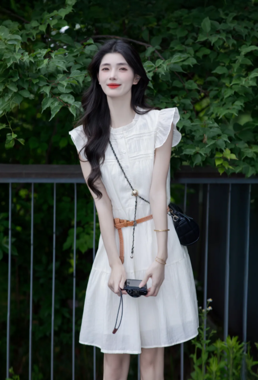 French-style 2026 New Pretty Women's Summer Short Dress C7867
