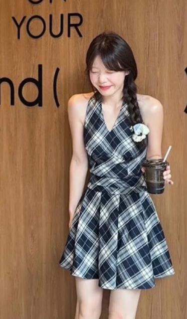 French-style 2026 New Pretty Women's Summer Short Dress C7207