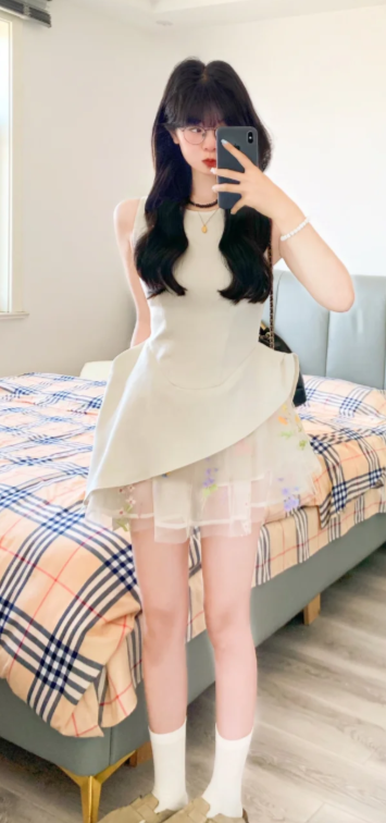 French-style 2026 New Pretty Women's Summer Short Dress C7579