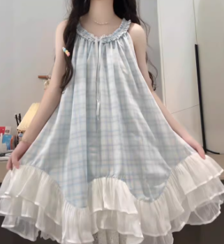 French-style 2026 New Pretty Women's Summer Short Dress C7487