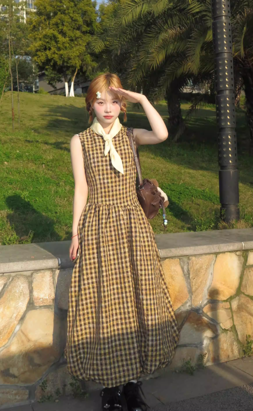 New Pretty French-style  Elegant Summer Women's Long Dress C7787