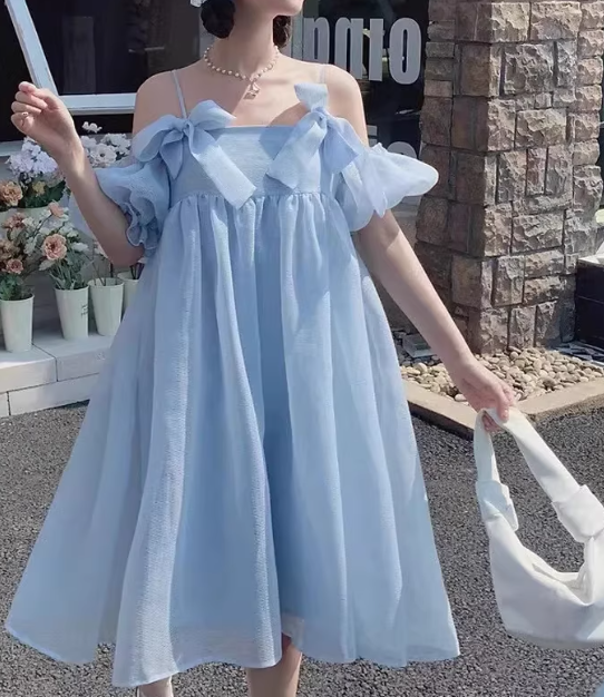 French-style 2026 New Pretty Women's Summer Short Dress C7293