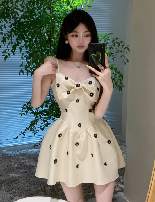 French-style 2026 New Pretty Women's Summer Short Dress C7694