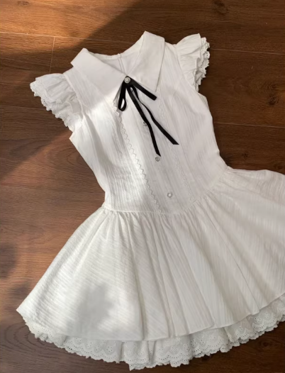 French-style 2026 New Pretty Women's Summer Short Dress C7695