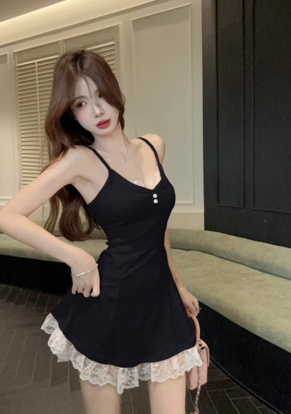 French-style 2026 New Pretty Women's Summer Short Dress C7299