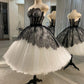 Robe de bal Vintage, robe de bal courte, robe de soirée en Tulle, C587