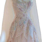Pink StraplessTulle Ball Gown Beaded Shiny Prom Dress Pink Sweet 16 Dress C613