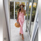 Vintage Sheath Spaghetti Straps Pink Satin Evening Dress Prom Dresses Long Birthday Outfits BD2505