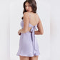 20th Birthday A line Spaghetti Straps Lilac Homecoming Dresses Short Party Dress C2927