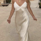 Modest Mermaid Spaghetti Straps Long Prom Dress D019